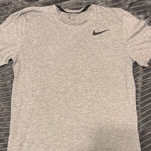 Nike Men's Heather Gray Dri-FIT Tee
